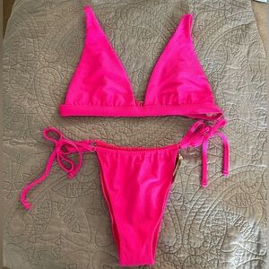 Hot Pink Aerie Bathing Suit SET